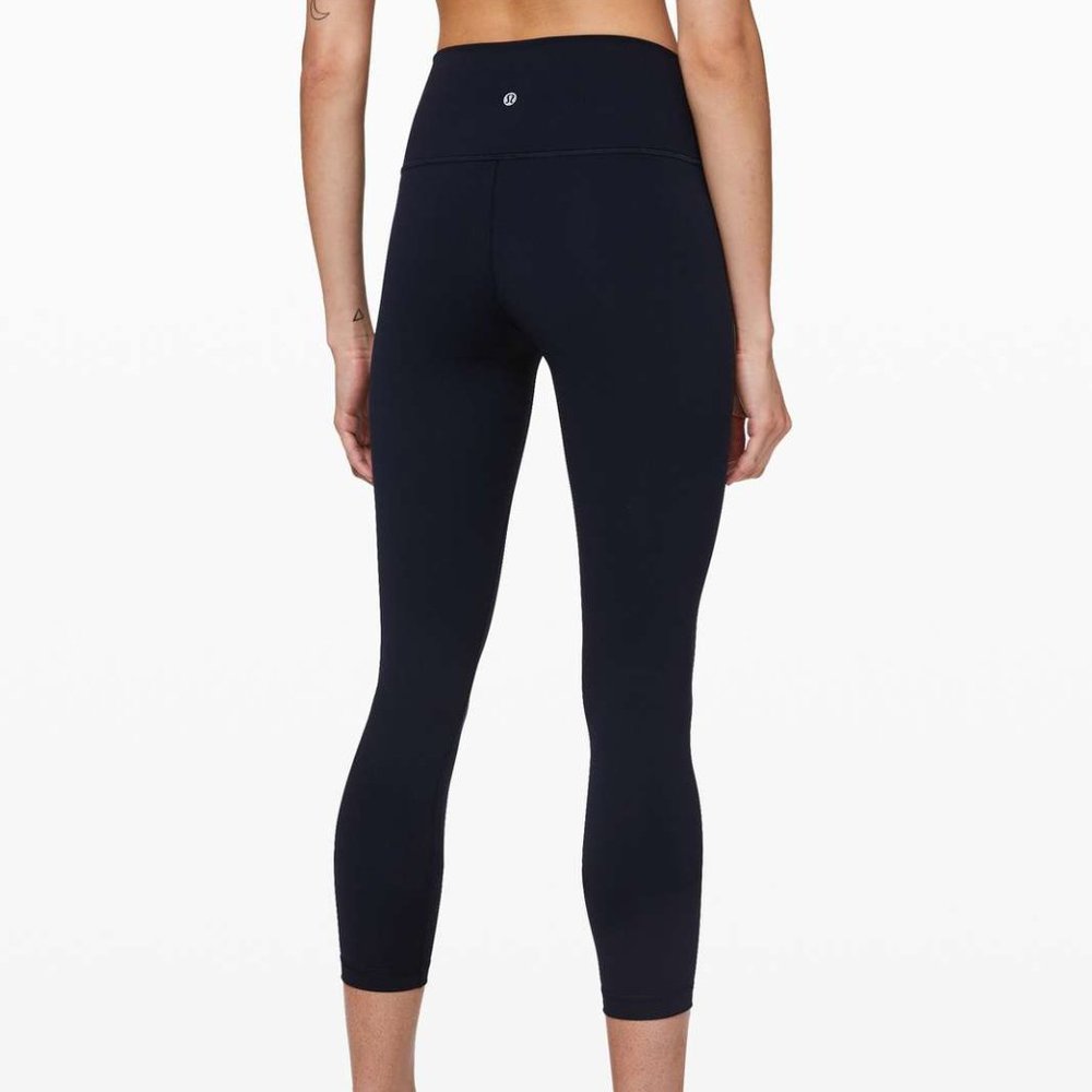 Lululemon Womens Wunder Under High-Rise Tight 25" Size 6 Full-On Luxtreme Navy